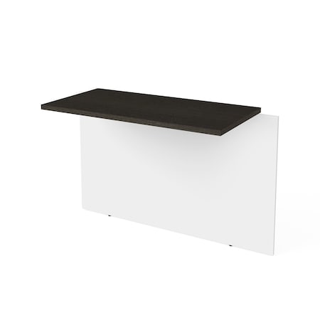Bestar Pro-Concept Plus 40W Desk Bridge, White & Deep Grey 110820-1117